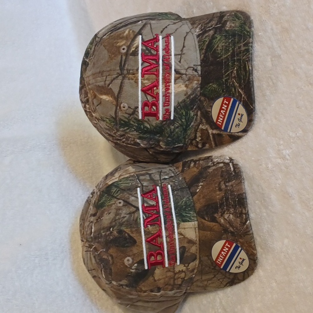 BAMA, the University of Alabama Child camo hat, 2 hats